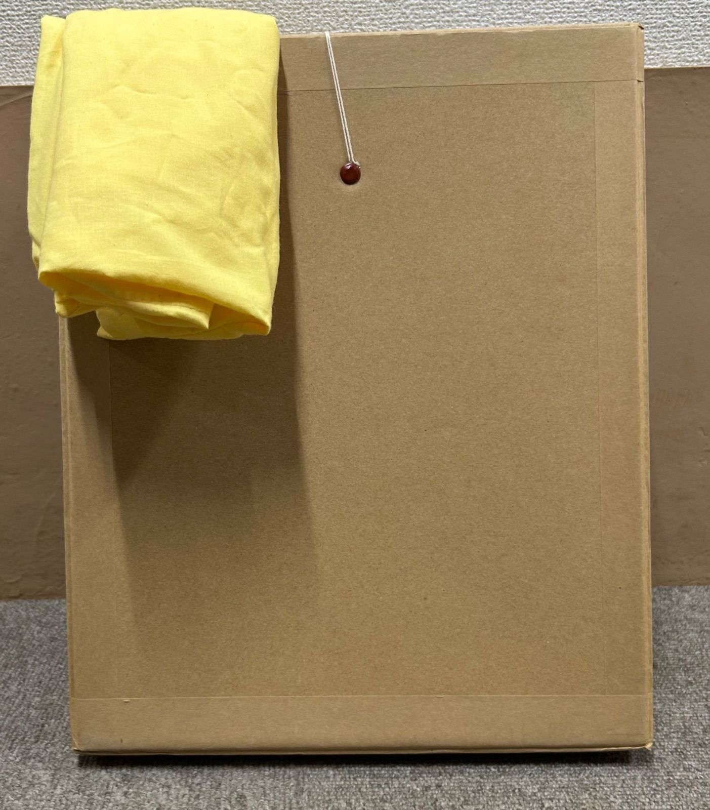 額付】【真作】【額装品】元永定正『むかいあっているあかと
