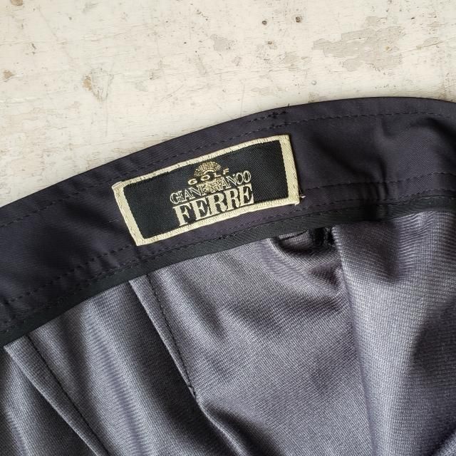 ジャンフランコフェレ ゴルフ ☆ ロングパンツ 日本製 ダークネイビー