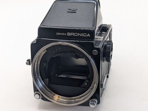 通電 シャッターOK 現状品 ゼンザブロニカ Zenza Bronica ETR 120フィルムバック付き 中判カメラ 4973_28_23