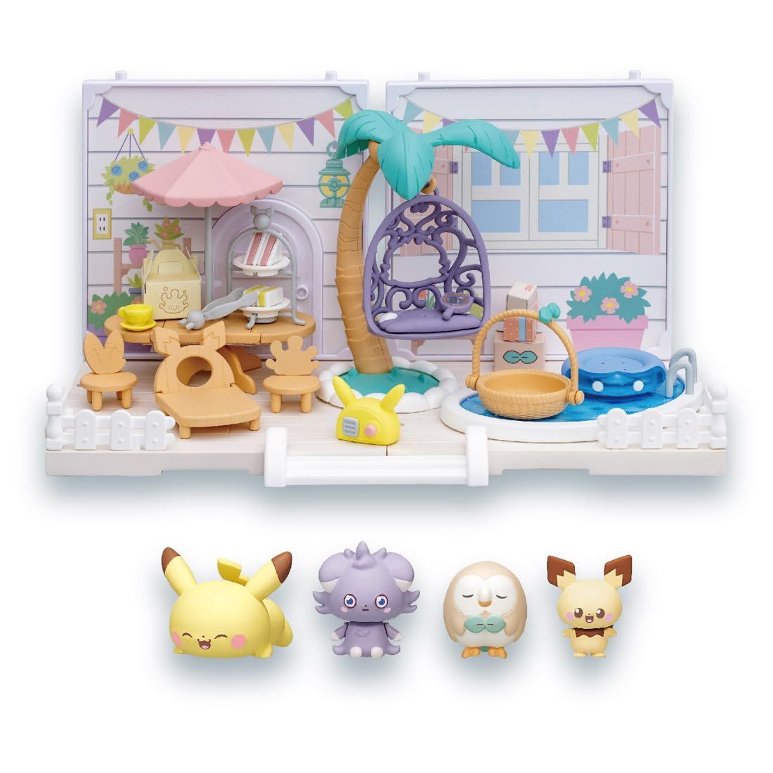 ポケモン ポケットモンスター ポケピースハウス TOMY) レッツパーティーガーデン タカラトミー(TAKARA
