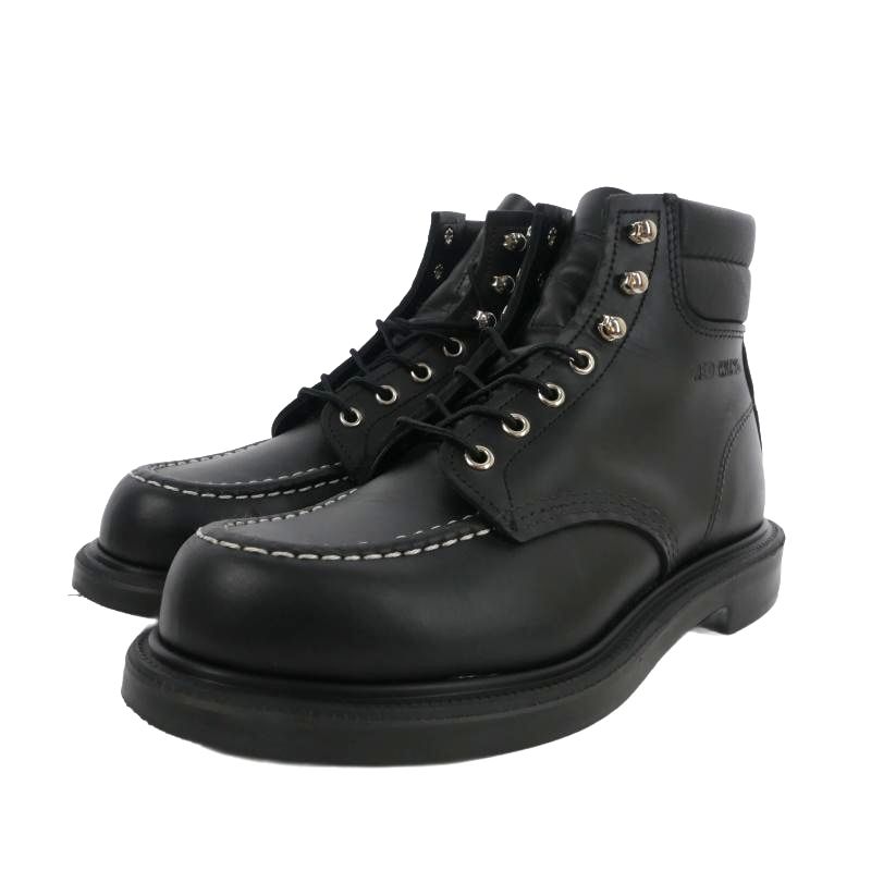 レッドウィング REDWING SuperSole スーパーソール モックトゥ ブーツ 7.5 26.5 E 黒 ブラック 08133