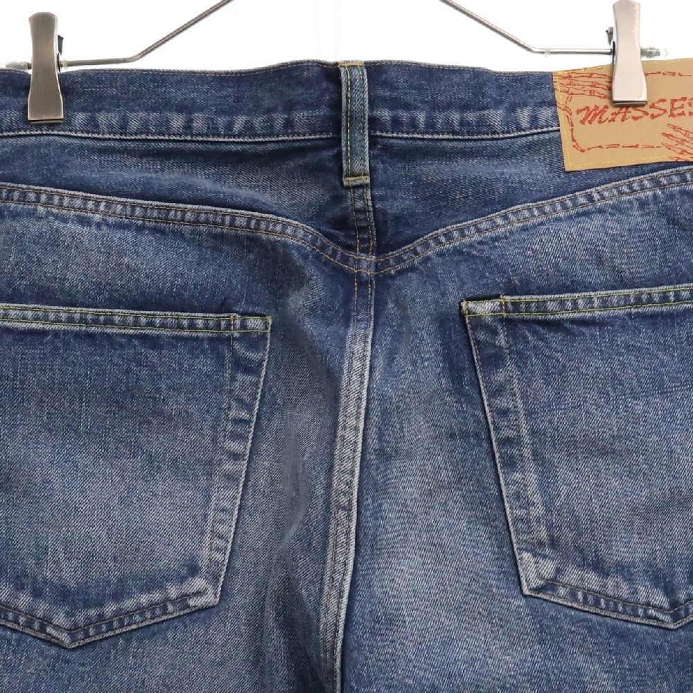 MASSES (マシス) 25SS DENIM 5P PANTS H.WASH ボタンフライ MASSES (マシス) 25SS DENIM 5P PANTS H.WASH ボタンフライ