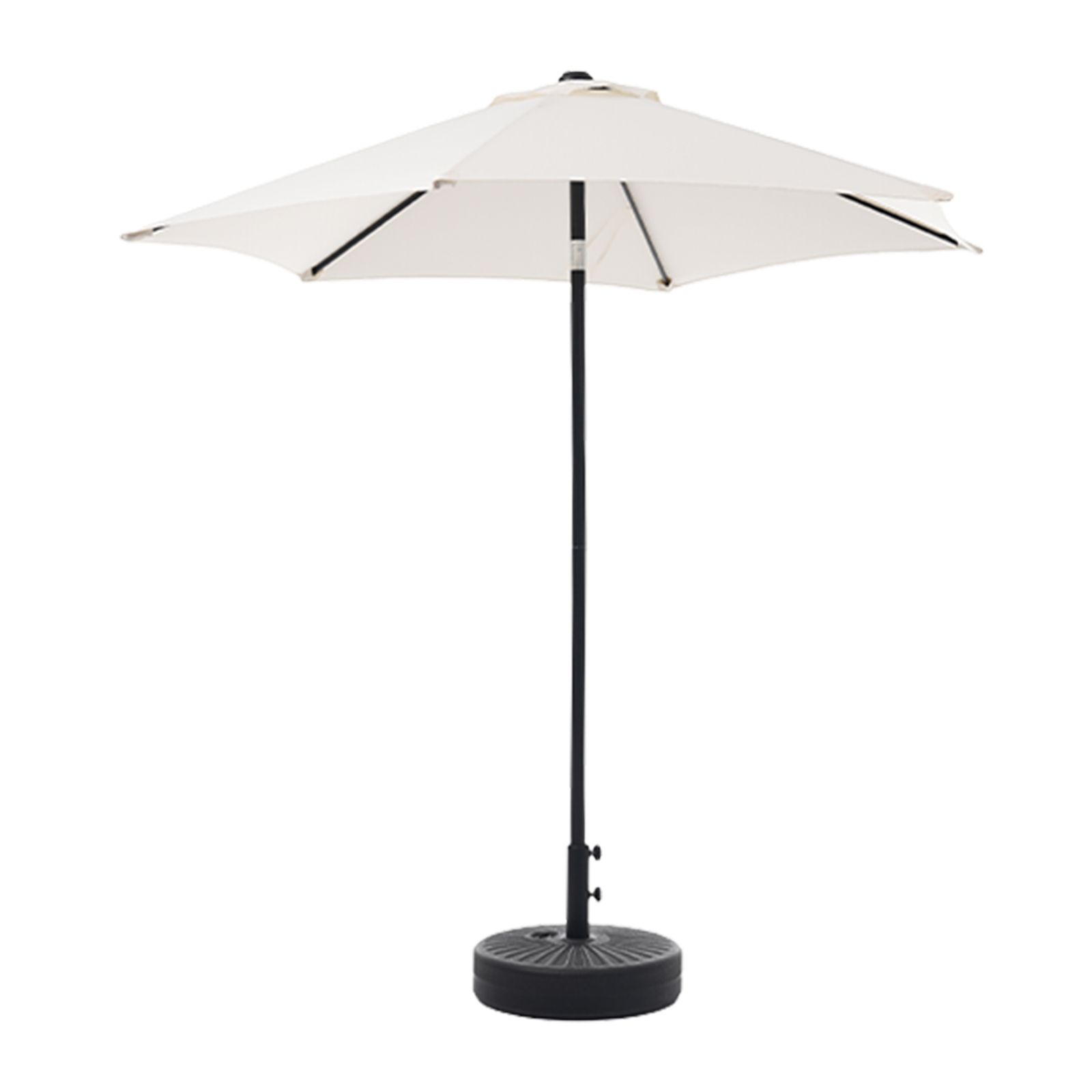 「数量限定セール」全新品 【TYPEAベージュ+ベース付き】パラソル ハンドル・フリルなし　直径220cm 30+UPF紫外線対策 角度調整 パラソルセット ベース パラソル ガーデンパラソル 1年保証付き