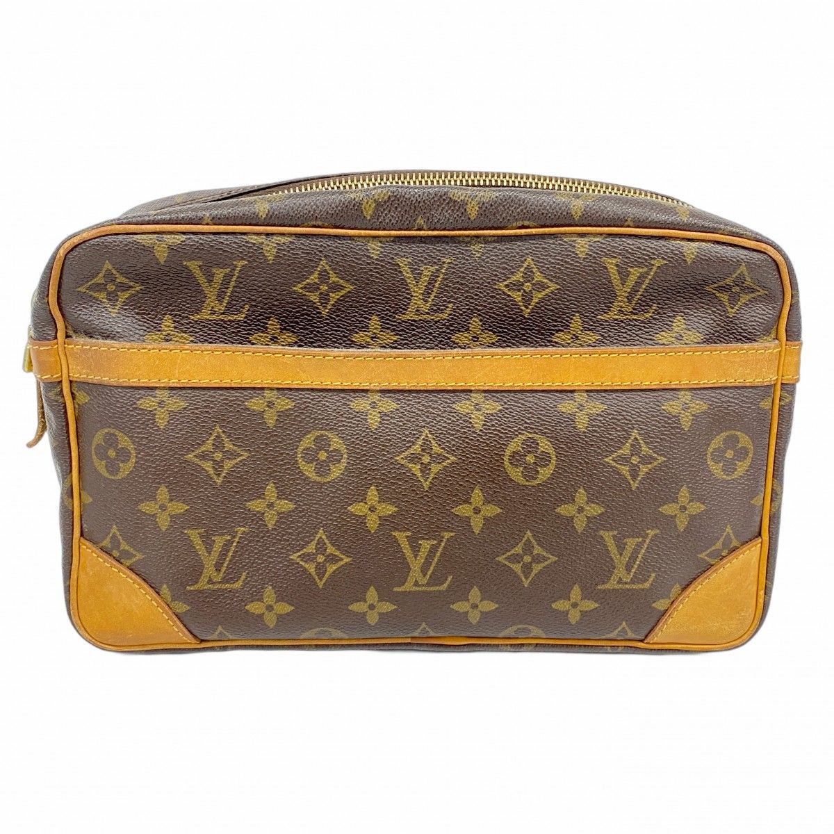 5mc3211 ルイヴィトン クラッチバッグ モノグラム コンピエーニュ28 M51845 ブラウン メンズ