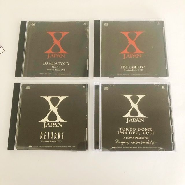 Ｘ (X JAPAN) DVD4枚セット【最終価格】 X JAPAN Premium Bonus DVD【I1679-007】028 - メルカリ