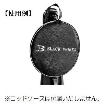 がまかつ 磯用品 GM2597 受けタモカバー ワンピース ブラック (BLACK WORKS)