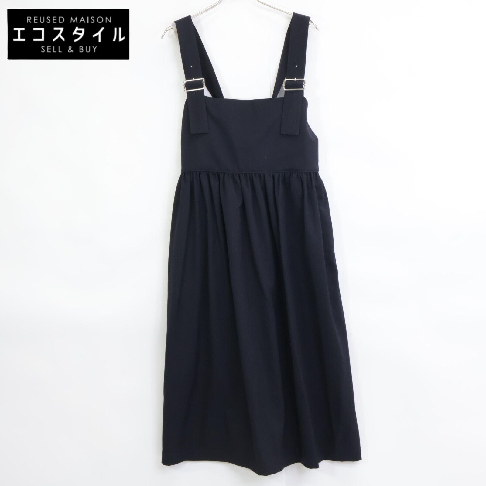 TAO COMME des GARCONS タオ コムデギャルソン TC-A101 ﾈｲﾋﾞｰ ｳｰﾙｷﾞｬﾊﾞ 後染 ｼﾞｬﾝﾊﾟｰ ｽｶｰﾄ M