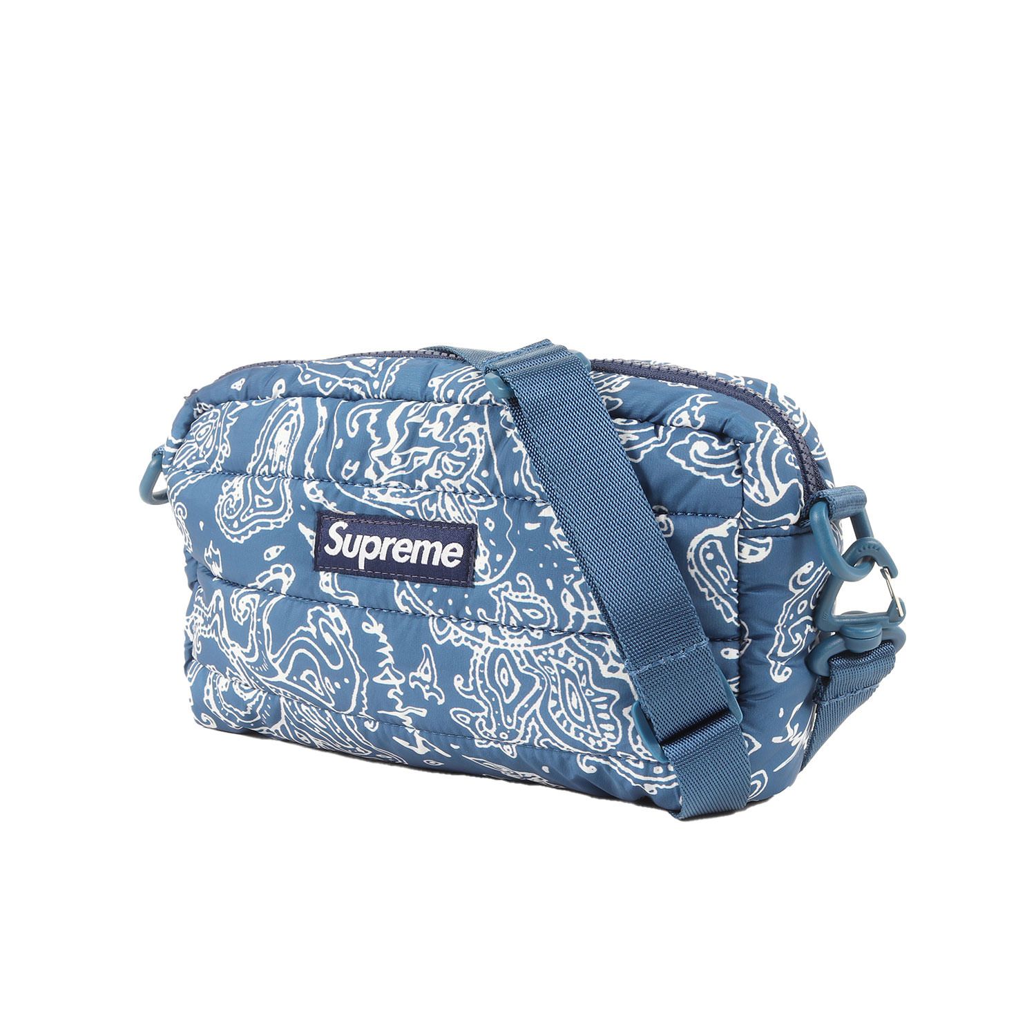 美品】Supreme シュプリーム バッグ | 22AW ペイズリー柄 パファー