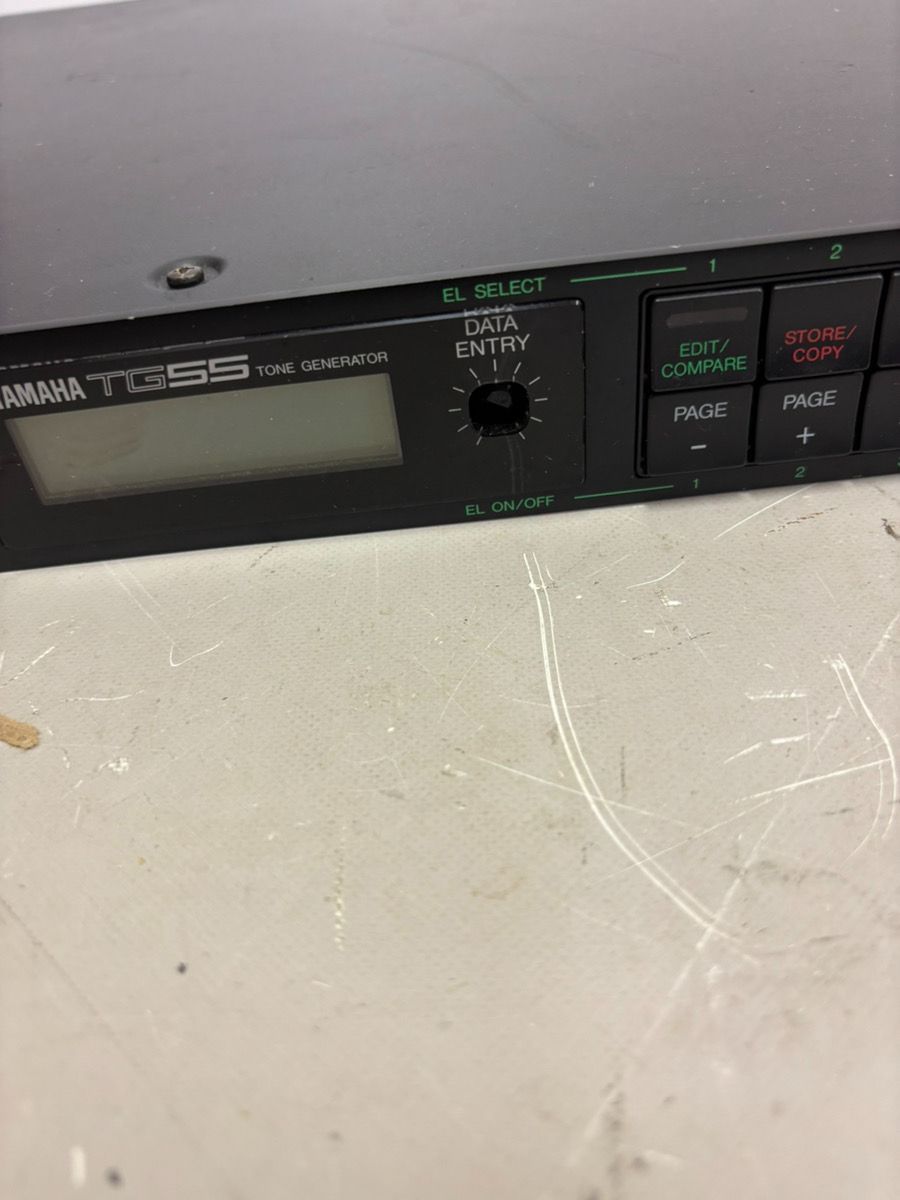 動作品】YAMAHA TG55 音源モジュール シンセサイザー ラック
