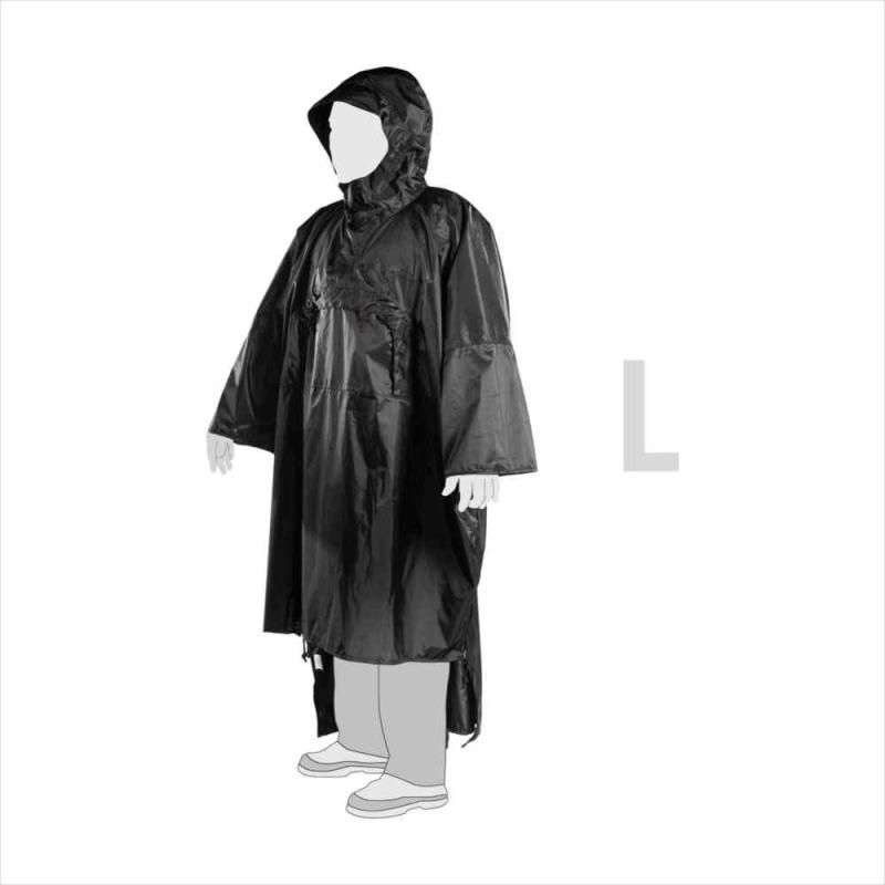 タスマニアンタイガー タック ポンチョ Tasmanian Tiger TAC PONCHO ブラック 7642.040 L