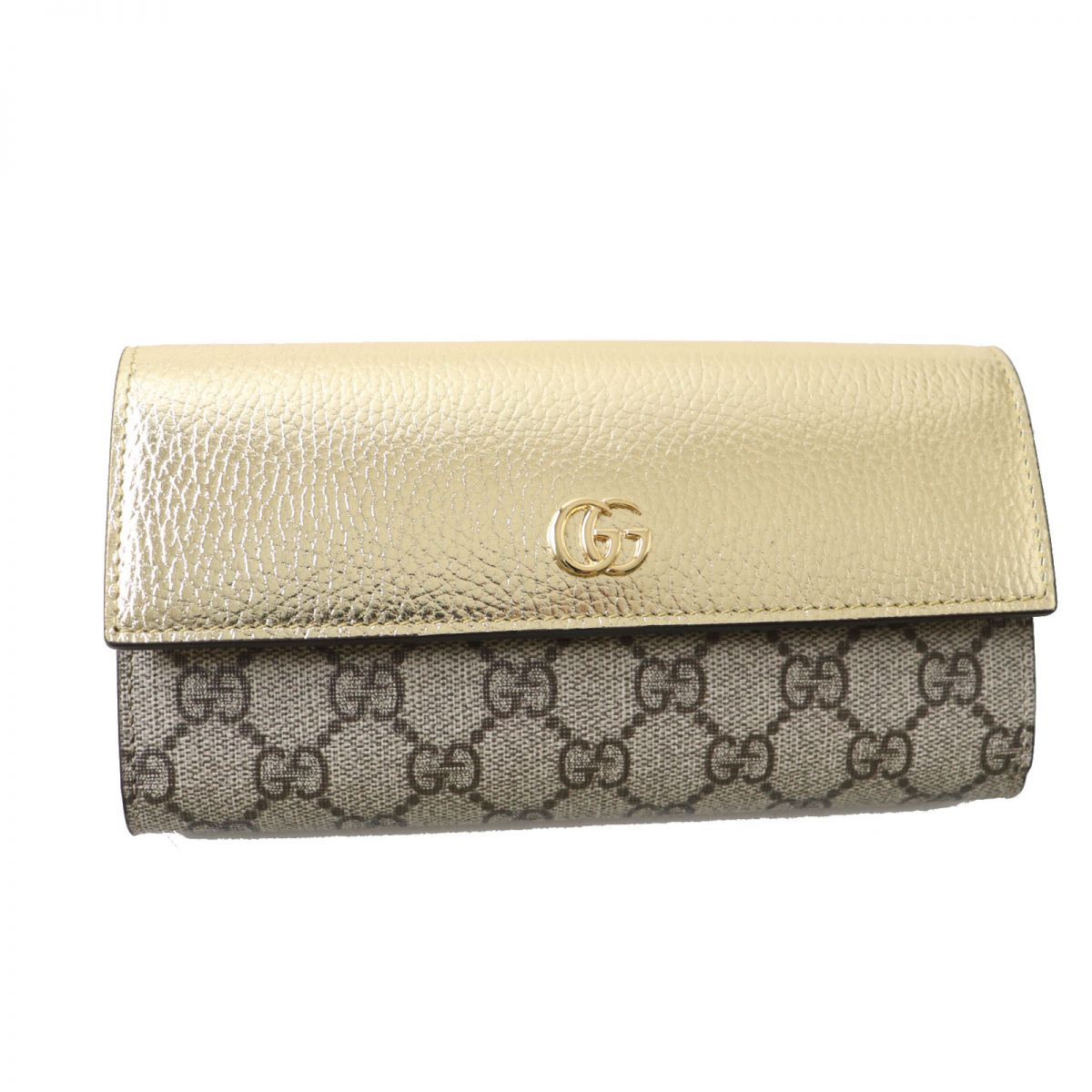 未使用品◎伊製 GUCCI グッチ 456116 レディース GGマーモント GG