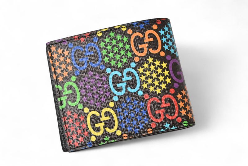 グッチ 財布 未使用/二つ折り財布 GUCCI 折財布/GGサイケデリック