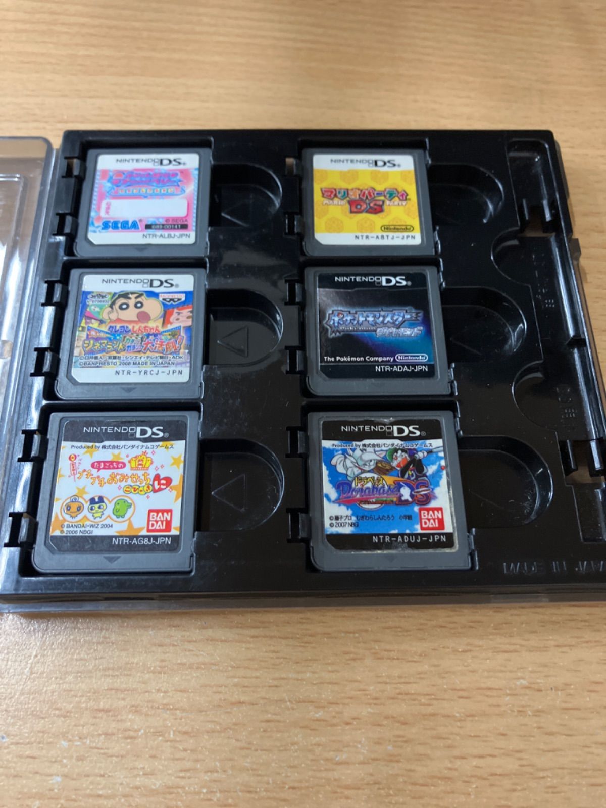 ニンテンドーDSゲームソフト（カード）6枚セット収納ケース付き
