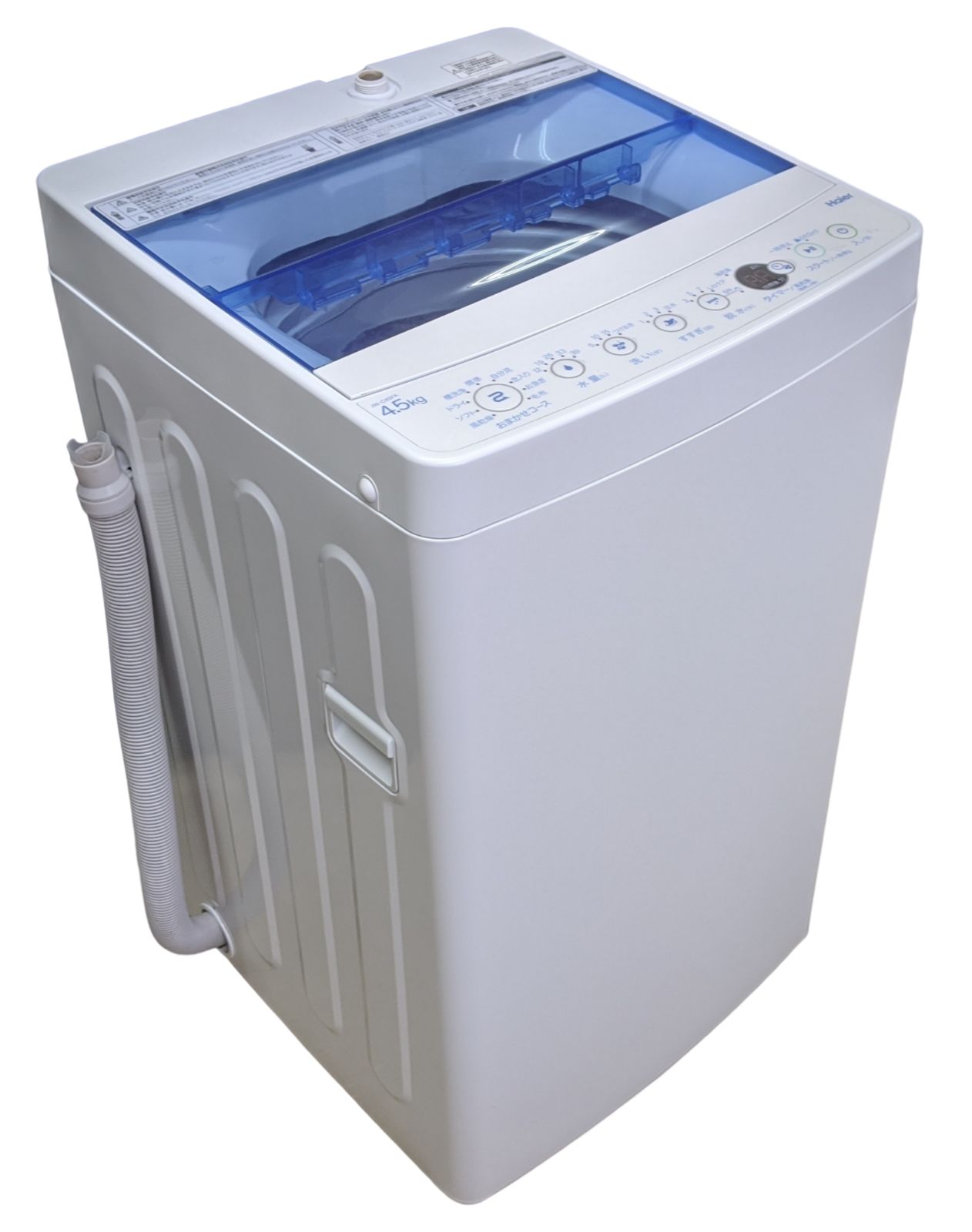 約500mmハイアール4.5kg 簡易乾燥機能付き 全自動洗濯機  JW-C45CK