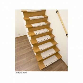 サンコー おくだけ吸着蓄光階段マット ライン ライトベージュ KX-81 499312 WWW_SUPERTOOLSSHOP_NL