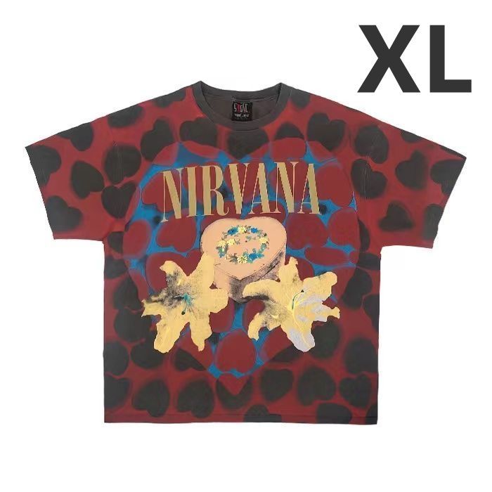 Nirvana boxs heartハートケースvintage TシャツXL