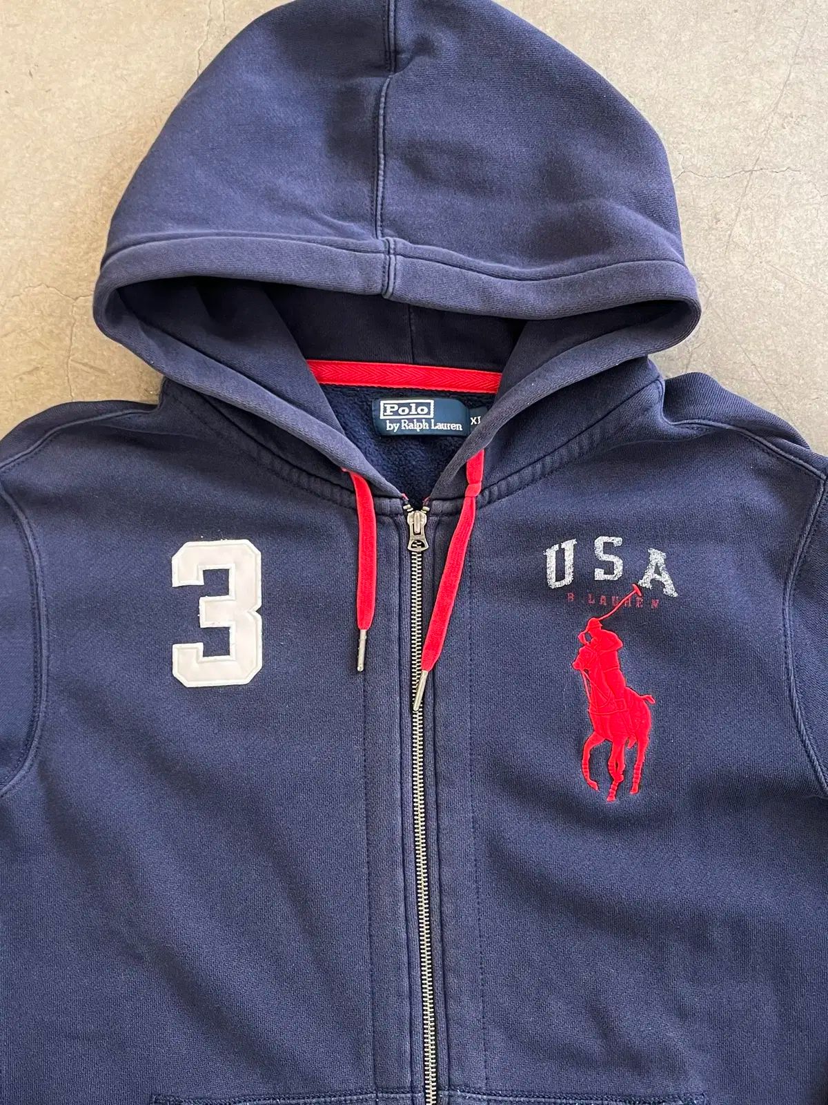 ポロ Ralph Lauren(ラルフローレン) ビッグ ポニー フード付き ジップ