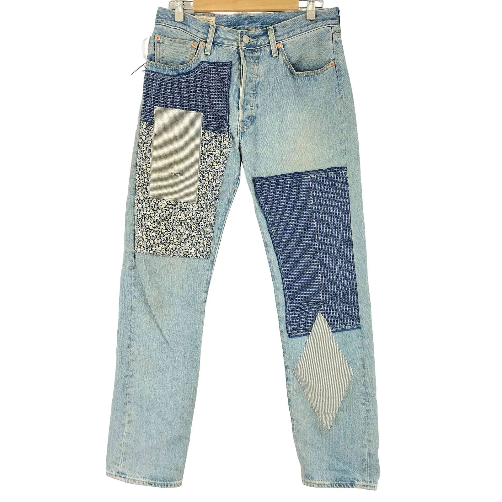 リーバイス Levis 501 54 Original Fit パッチワークデニムパンツ メンズ  31X32