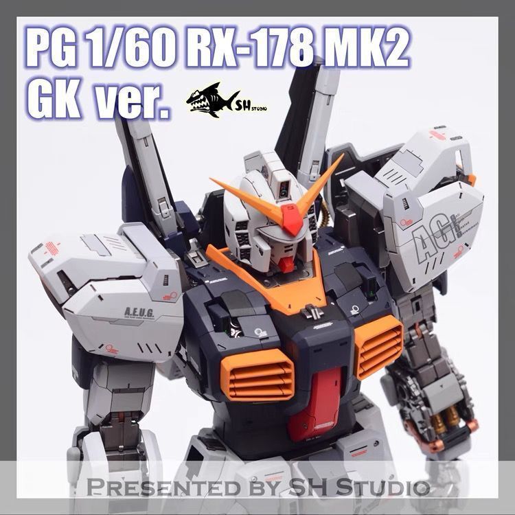 SH STUDIO 1/60 PG RX-178 MK-II MK2 改造パーツ EVO 3.0 ver 