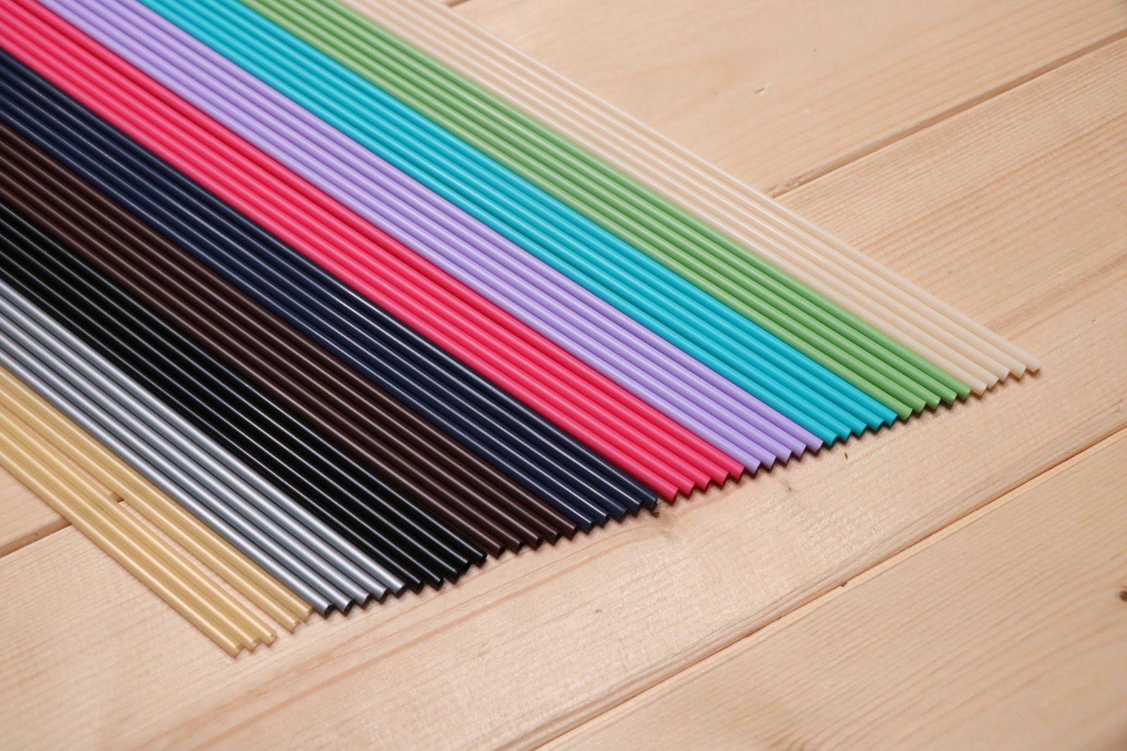 2000本ヒンメリ用カラフルストローカラフル10色展開！