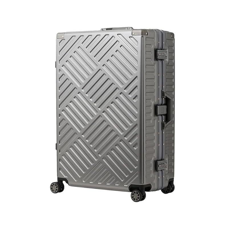 レジェンドウォーカー LEGEND WALKER DECK デッキ Mサイズ ハードケース 58L 3泊 4泊 5泊 ガンメタ フック機能 ダブルキャスター 8輪 アルミコーナーパッド TSAロック 5510-57 GM 1