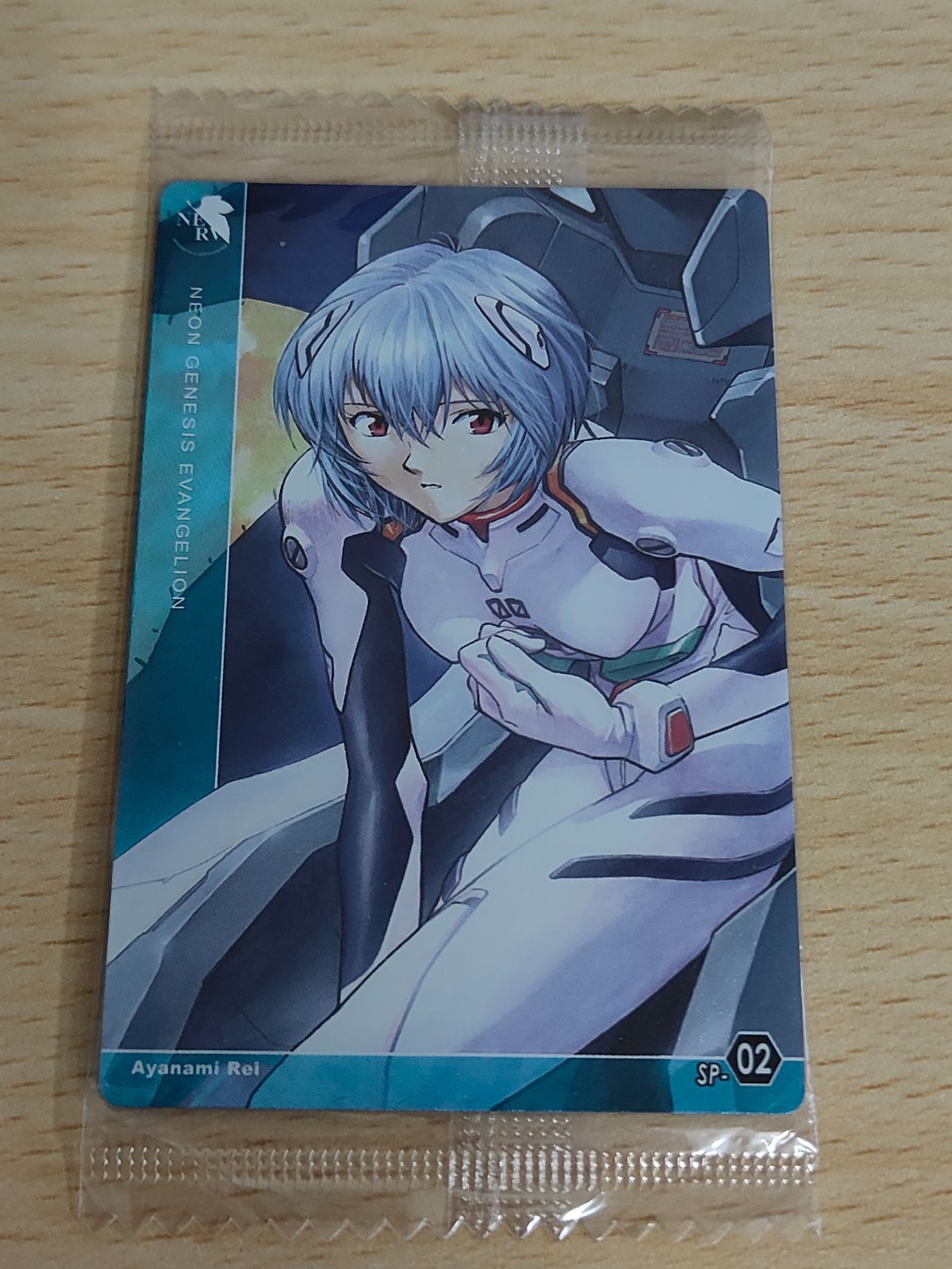新世紀エヴァンゲリオン レイ・アヤナミ カード 02 Neon Genesis Evangelion Rei Ayanami Trading Card VSP-02 Made