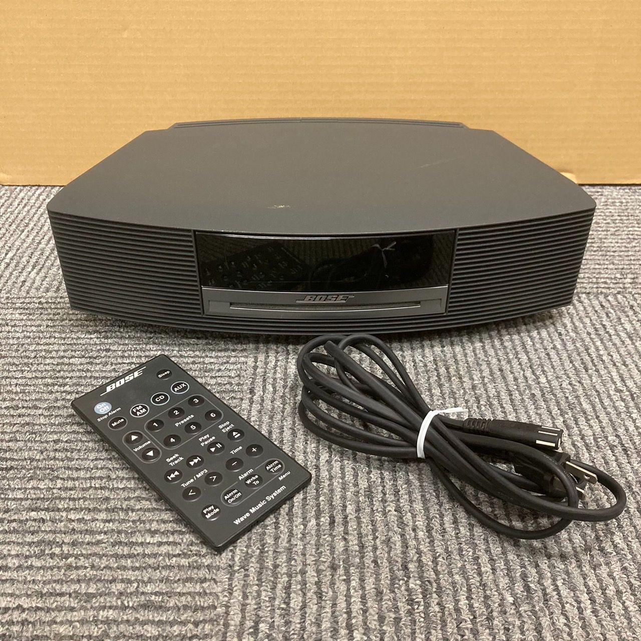 BOSE(ボウズ/ボーズ) Wave Music System パーソナルオーディオシステム AWRCCB／リモコン付き／CDプレーヤー  AM・FMチューナー アンプ スピーカー 【ジャンク品】 | Shop at Mercari from Japan! | Buyee