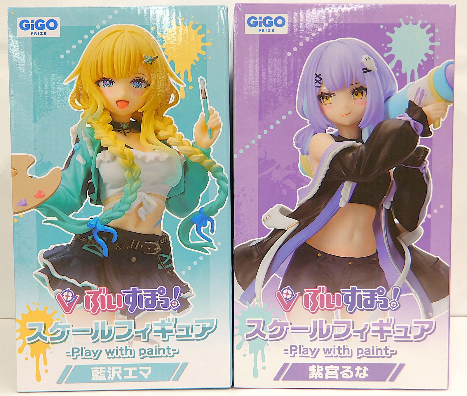 ぶいすぽっ！　藍沢エマ　紫宮るな　vol.6 GIGO限定　4個セット ぶいすぽっ！スケールフィギュアvol.6～GiGO限定～ 藍沢エマ 紫
