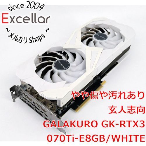 bn:13] 玄人志向グラボ GALAKURO GK-RTX3070Ti-E8GB/WHITE PCIExp 8GB - メルカリ