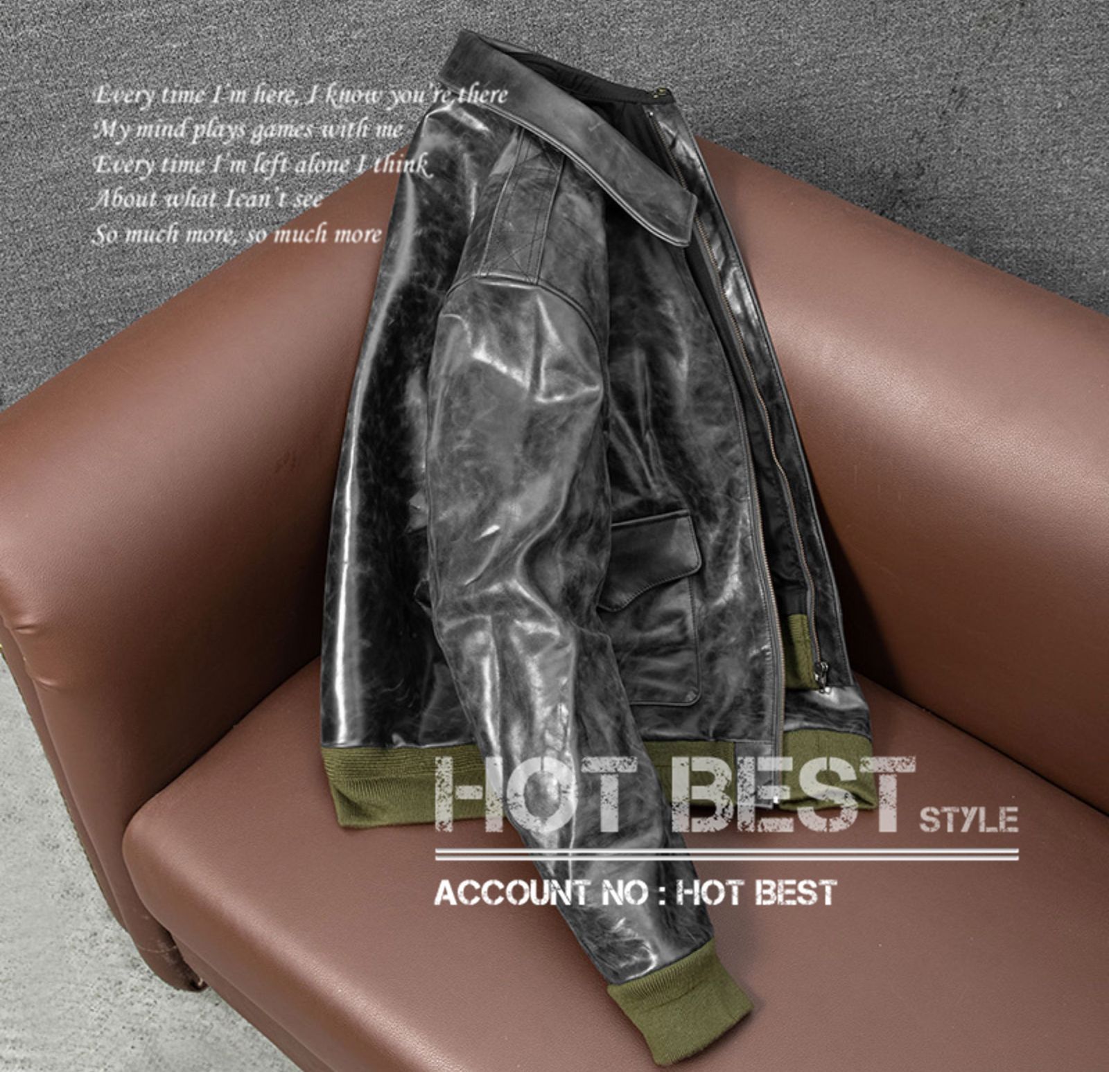 上質 メンズ レザー ジャケット カウハイド 復刻30's USAF TYPE A-2