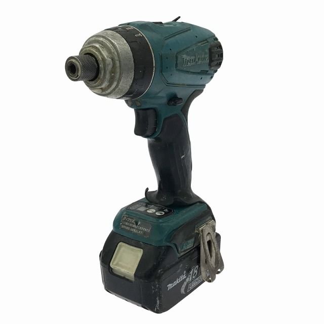 インパクトドライバー makita 18v　中古 マキタ インパクトドライバー 18V 充電式 MAKITA XDT11Z 青 純正