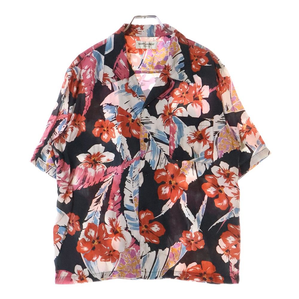 SAINT LAURENT PARIS (サンローランパリ) アロハシャツ 半袖 マルチ