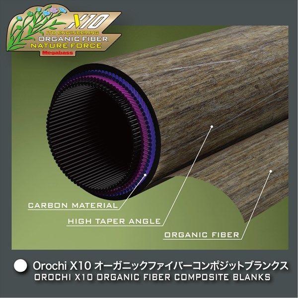 メガバス バスロッド オロチ X10 SP F0.1/2st-62XTS 霧雨