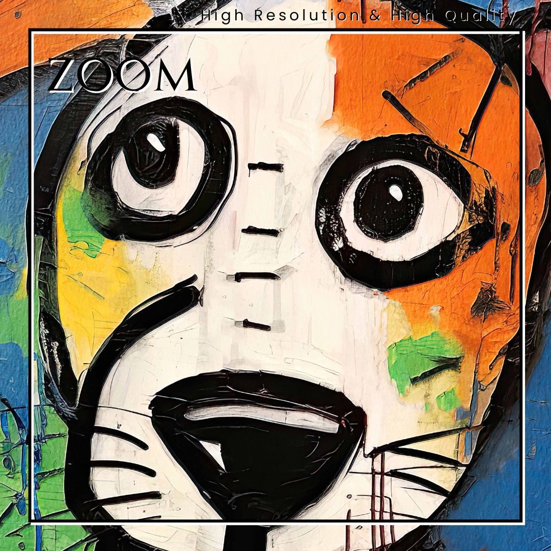 絵画　ガラス製　犬　指名手配　ビーグル　バットドック　baddog The Scream Dog - 柴犬 No.2】ムンク 叫び 犬の絵画 犬の