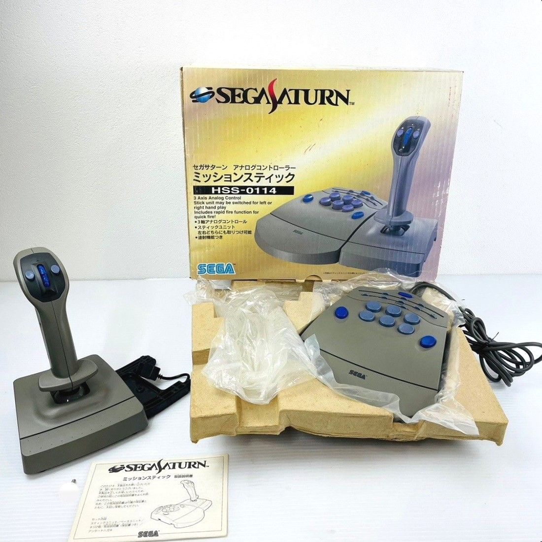 SEGA SS セガサターン ミッションスティック アナログコントローラー 