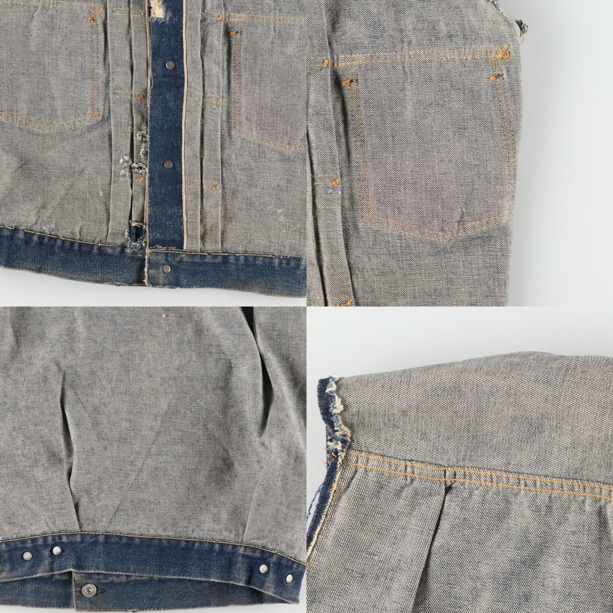 古着 50年代 リーバイス Levi's 507XX セカンド 2nd カットオフ デニム ...