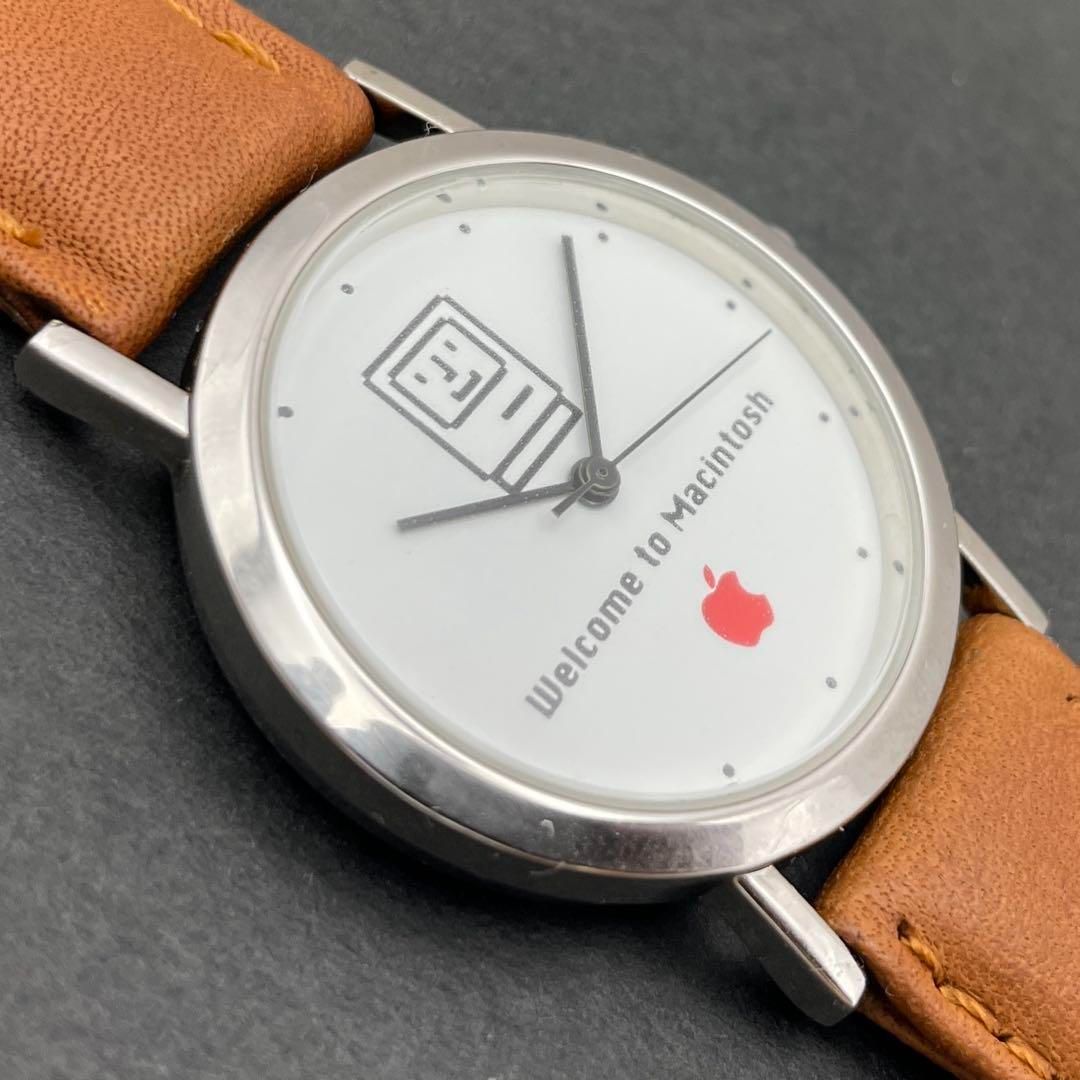 Apple Macintosh ノベルティ腕時計　1990年代 日本発の90年代の販促用アイテムだった“Apple Watch”とは