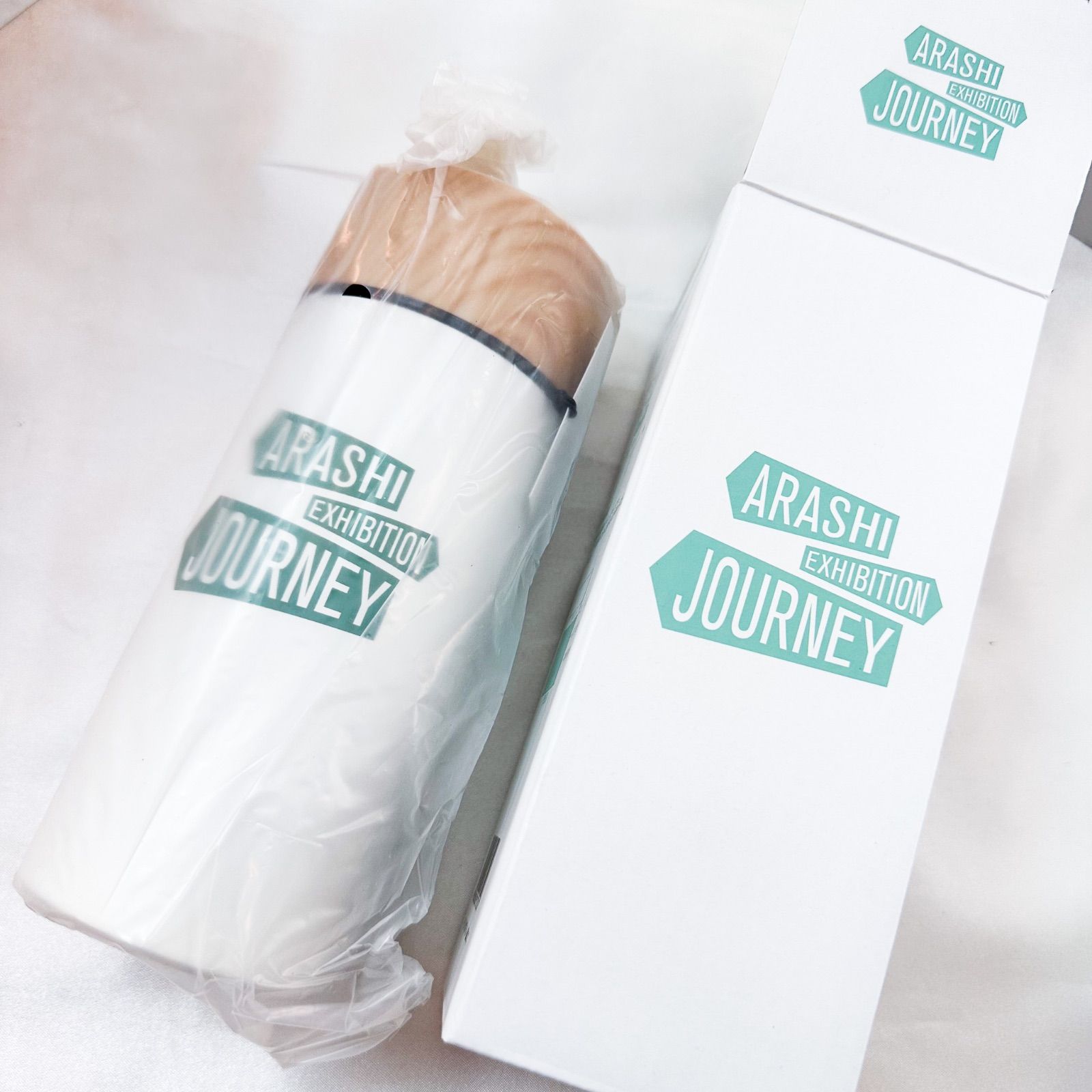 新品 嵐 嵐を旅する展覧会 ドリンクボトル(ピンク / グリーン) 2点