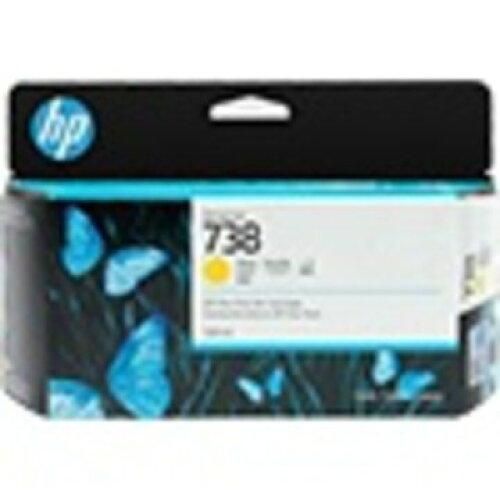 【新品・2営業日で発送】HP738インクカートリッジ イエロー130ml(498N7A)