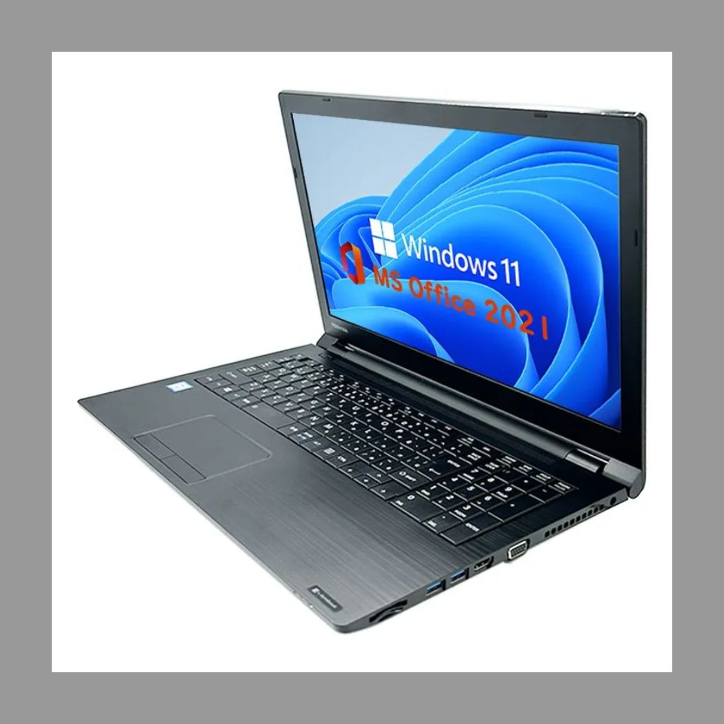 第八世代Corei3 メモリ8GB 驚速SSD128GB 大画像15.6型 驚速起動 東芝