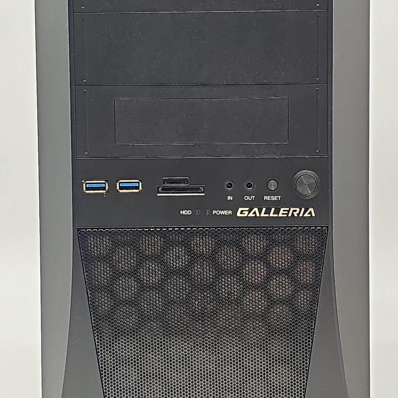 【全額返金保証】【最速発送】ドスパラ GALERIA XV ゲーミングPC /i7-8700 /8GB /SSD 720GB + HDD 2TB /1070 Ti【動作良好・良品】