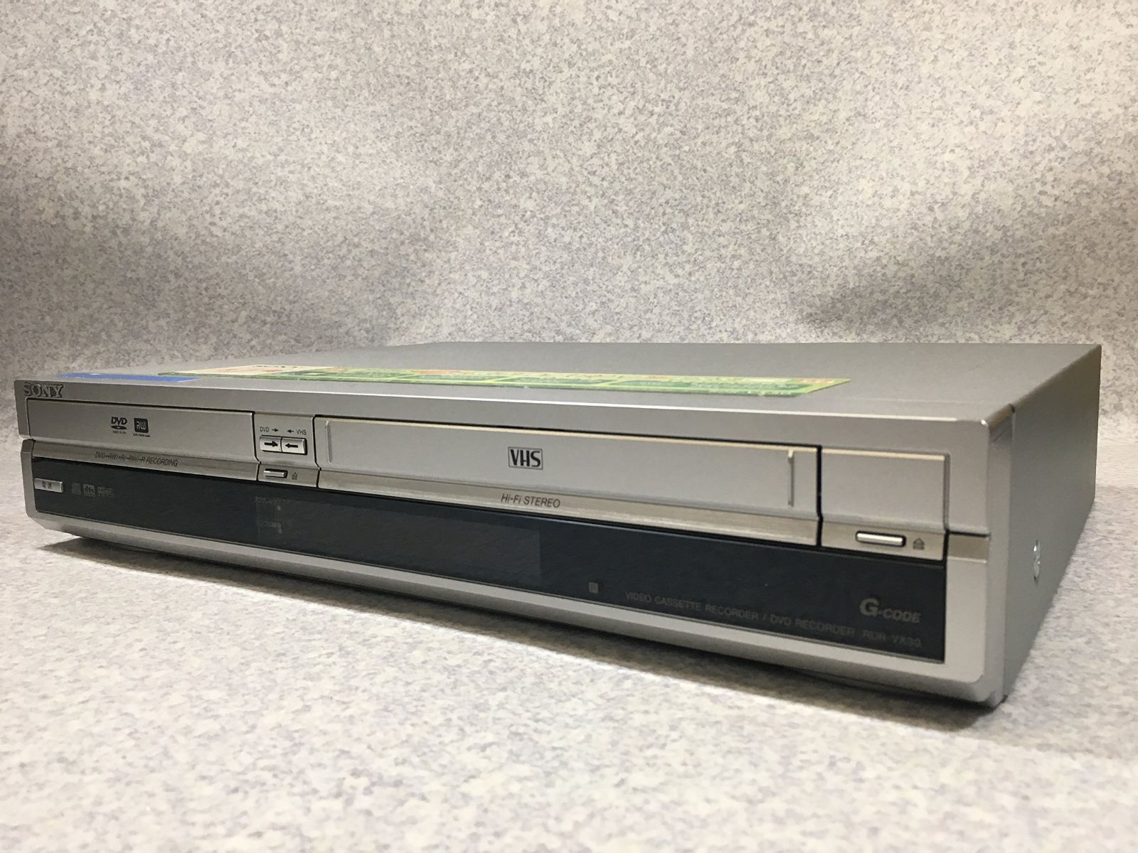 SONY スゴ録 RDR-VX30 VHSビデオ一体型DVDレコーダー - メルカリ