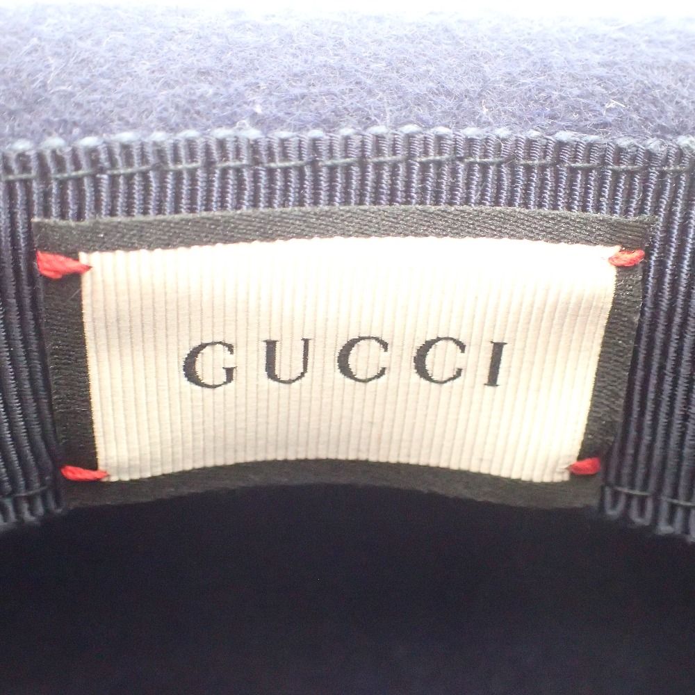 GUCCI グッチ 426878 ウール ベレー帽 L 59 - ユーズドセレクト