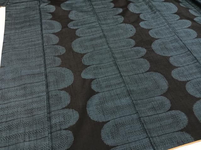 平和屋着物○上質な紬 変わり間道 正絹 逸品 AAAY6332ph