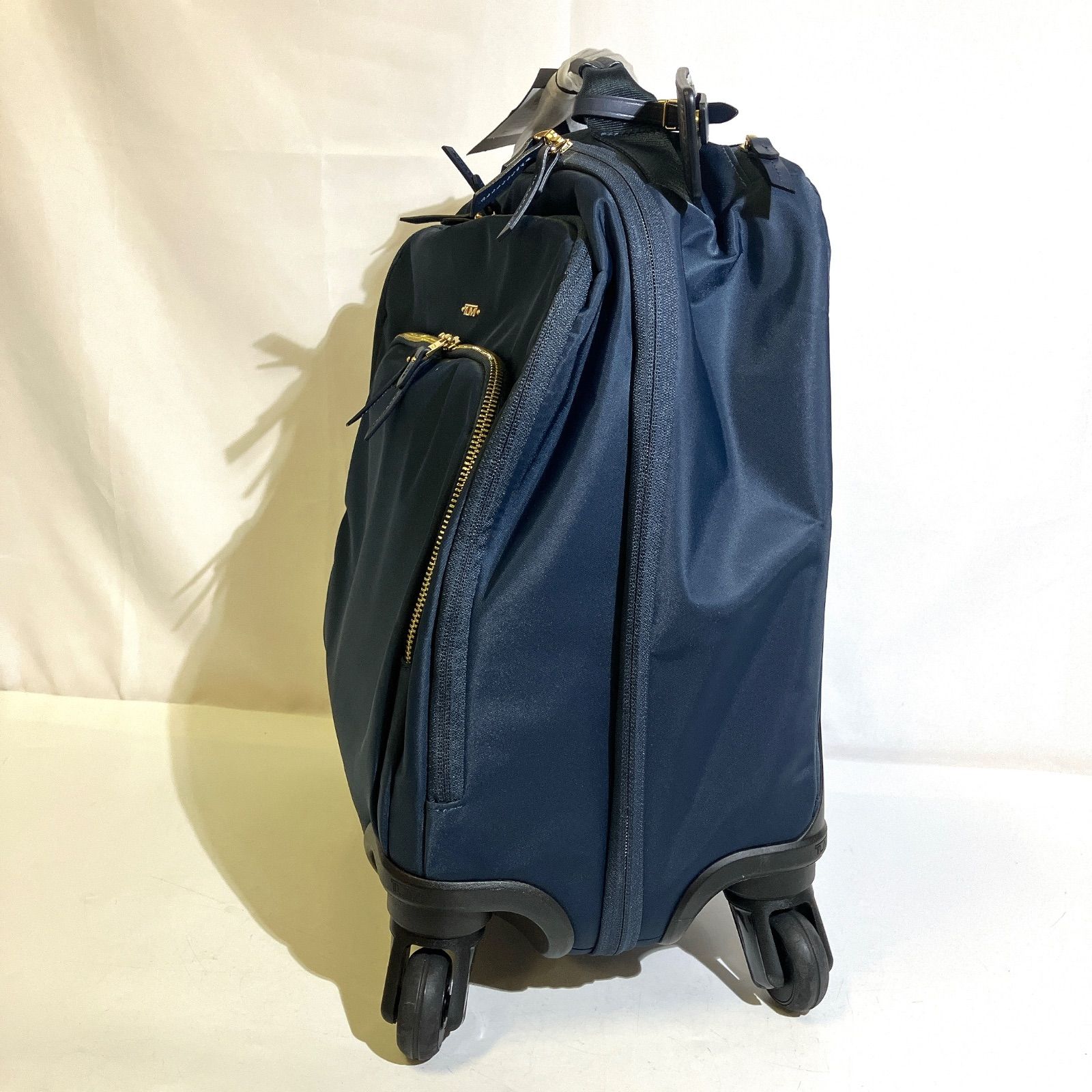 未使用品】TUMI トゥミ キャリーバッグ キャリーケース 4輪 機内持ち込み可 ネイビー レディース 旅行 トラベルバッグ - メルカリ