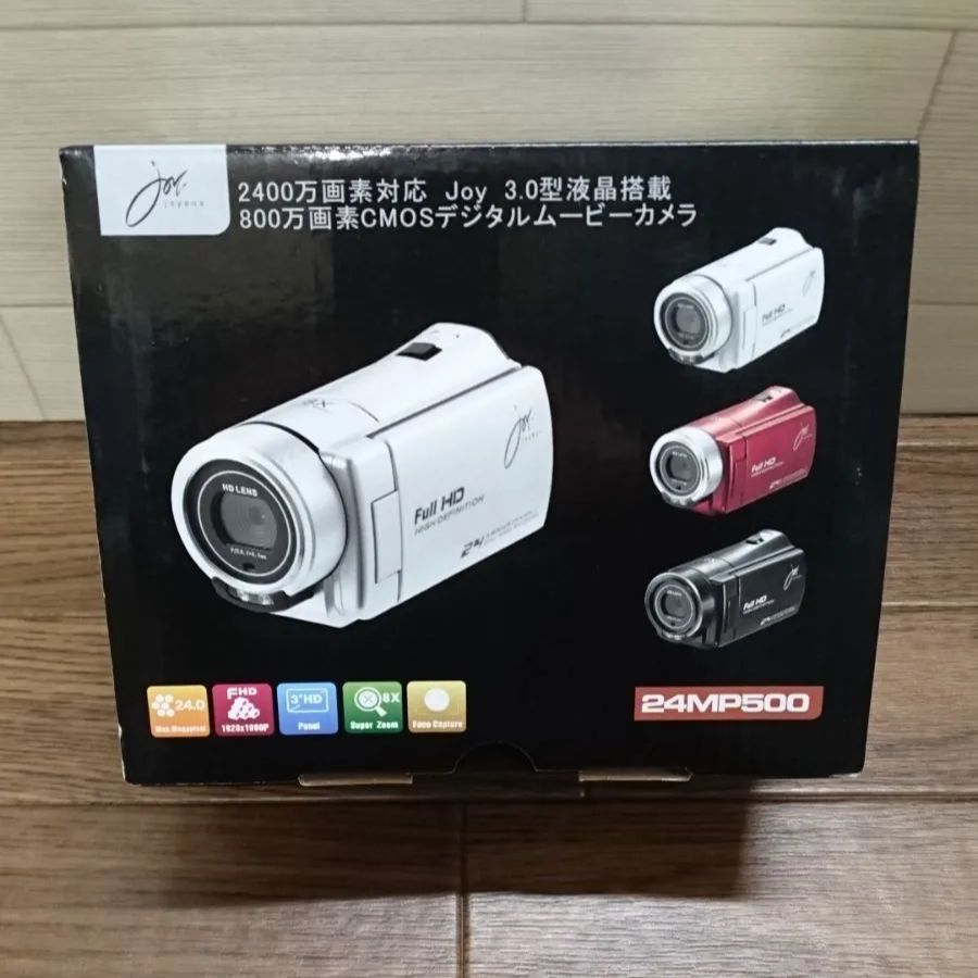 JOYEUX 800万画素CMOSデジタルムービーカメラ 3型 タッチパネル
