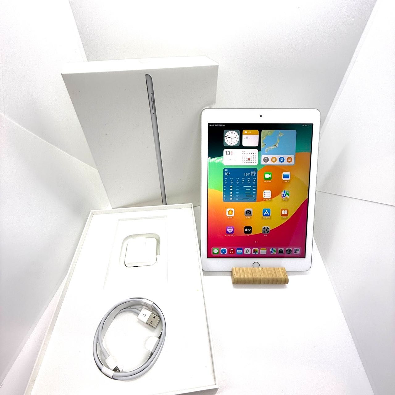 中古品〕 iPad 第6世代 128GB シルバー MR7K2J／A Wi-Fi中古Apple 