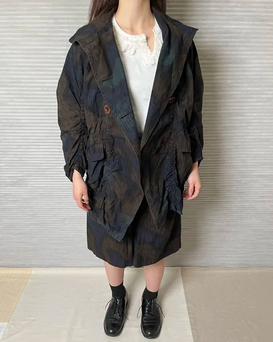 Kolor 迷彩 セットアップ ダブルジャケット グルカショーツ