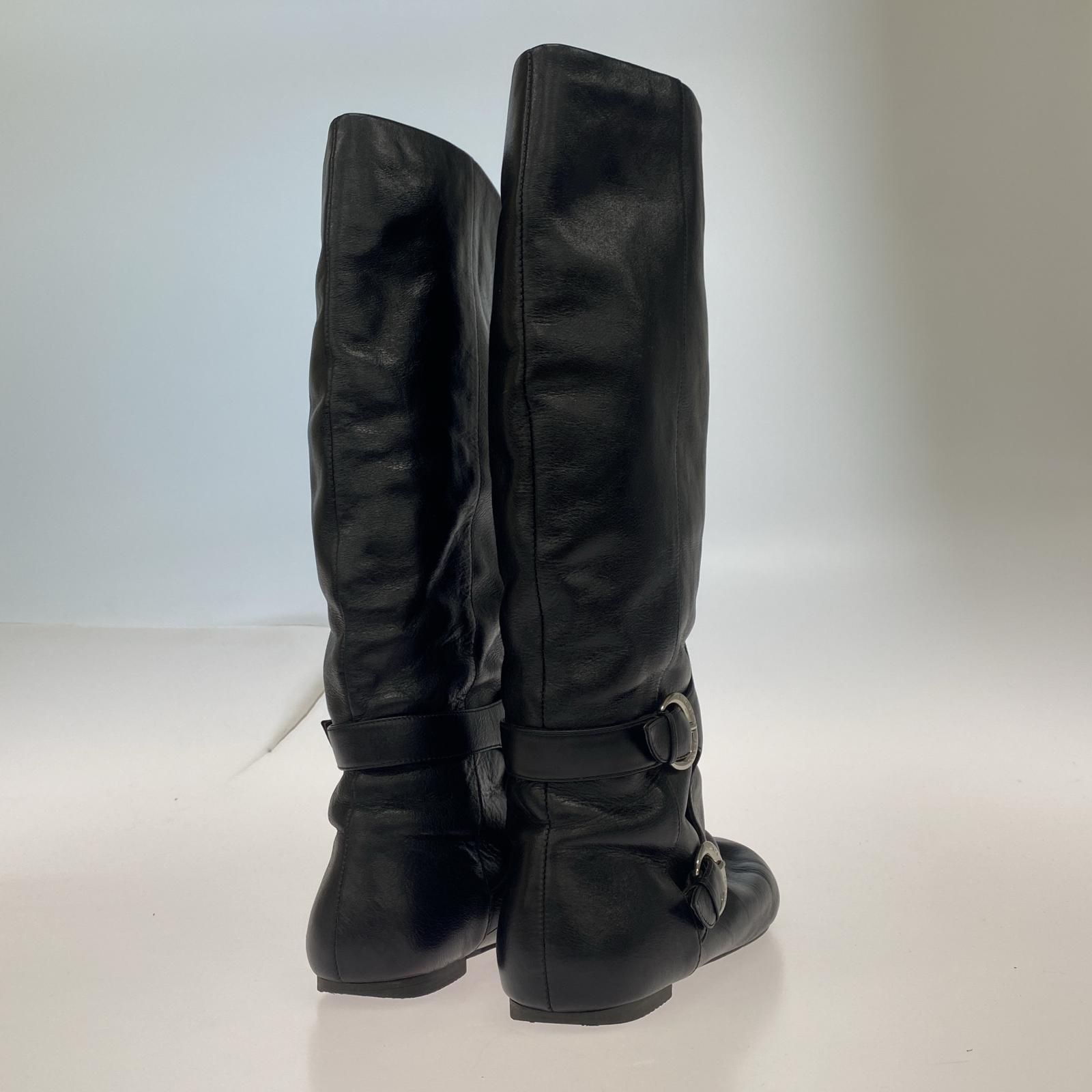 ARMANI JEANS アルマーニ・ジーンズ ロングレザーブーツ size38