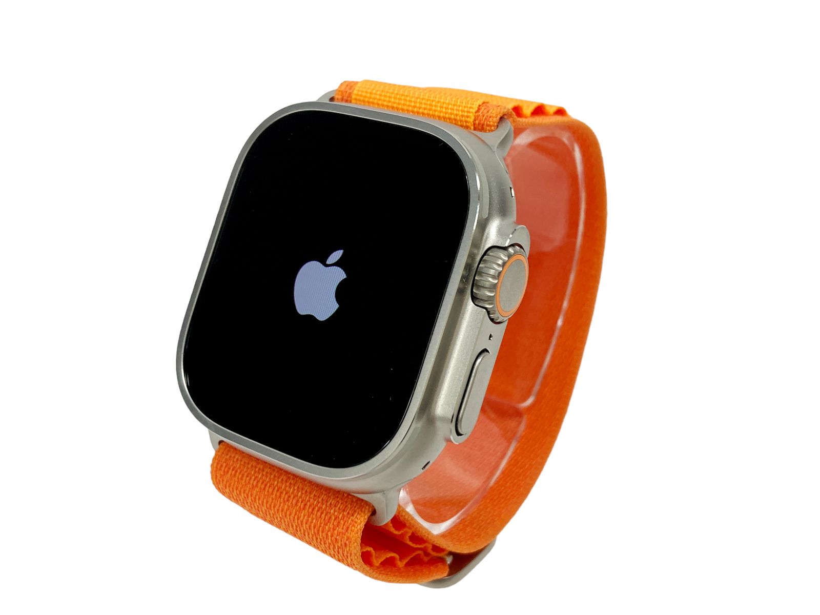 Apple アップル Apple Watch Ultra GPS Cellularモデル 49mm アップルウォッチウルトラ MNHH3J|A チタニウムケース×オレンジアルパインループ 家電|028